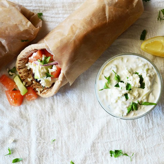 Mediterranean Turkey Wraps