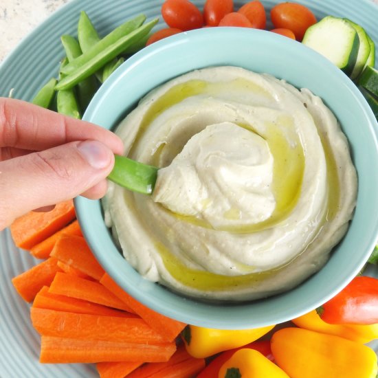 White Bean Hummus with Artichokes