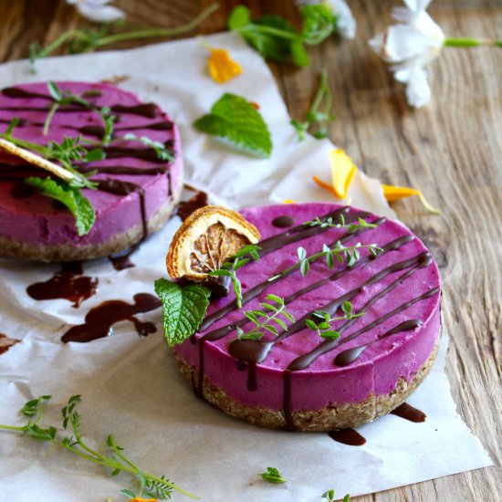 Raw Pitaya Cheesecake