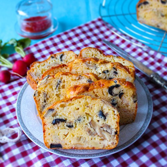 Savory Cake with Ham and Veggies