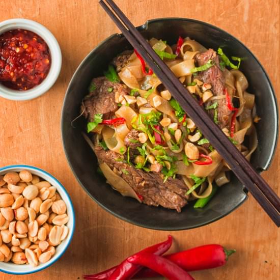 Thai Beef Noodles