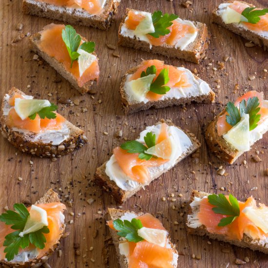 Smoked Salmon Bites