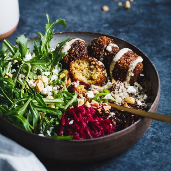 Butternut Squash Falafel Salad