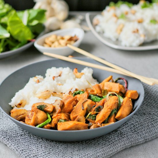 Soy Cashew Chicken