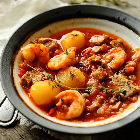 Meat and Shrimp Stew