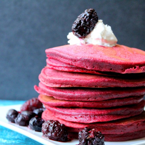 Healthy Beetroot Pancakes