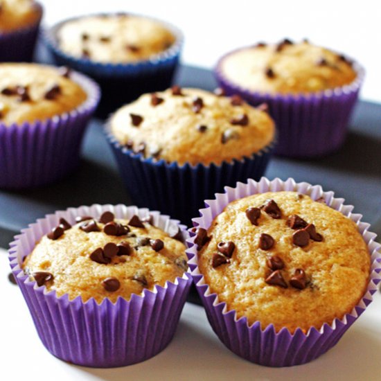 Banana Chocolate Chip Muffins