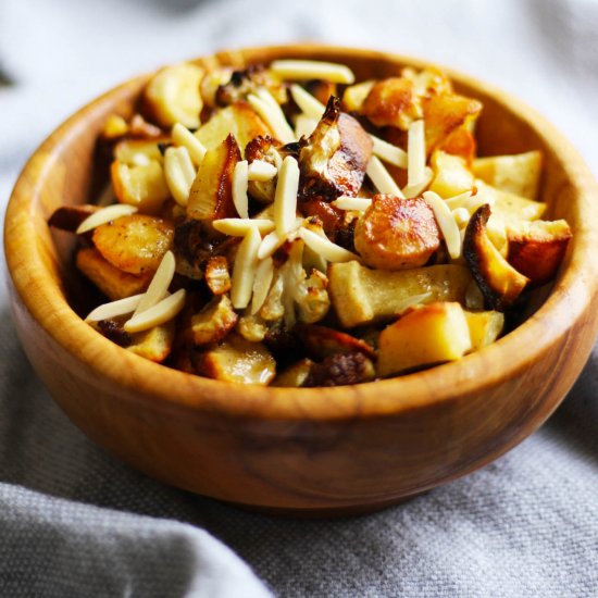 Roasted Cauliflower and Parsnip