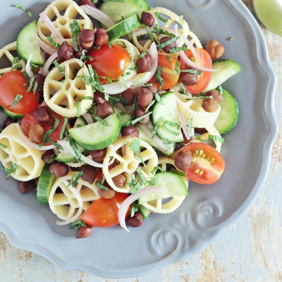 Pasta Salad With Chickpeas and Mint