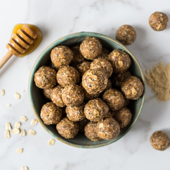 Maca and Almond Butter Energy Bites