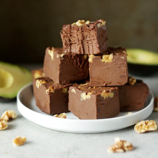 Vegan Avocado Fudge