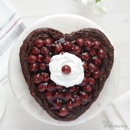 Chocolate Cake with Cherries