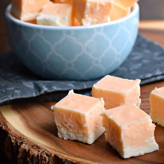 Orange Creamsicle Fudge