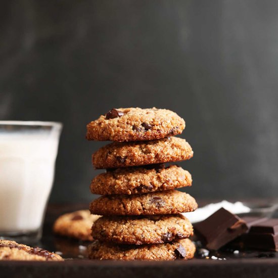 Almond Meal Chocolate Chip Cookies