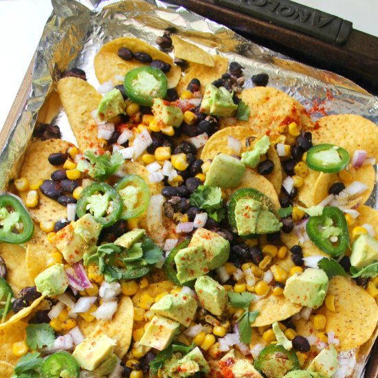 Loaded Vegan Nachos