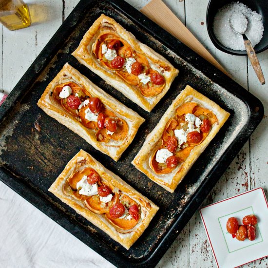 Sweet Potato and Goat Cheese Tart