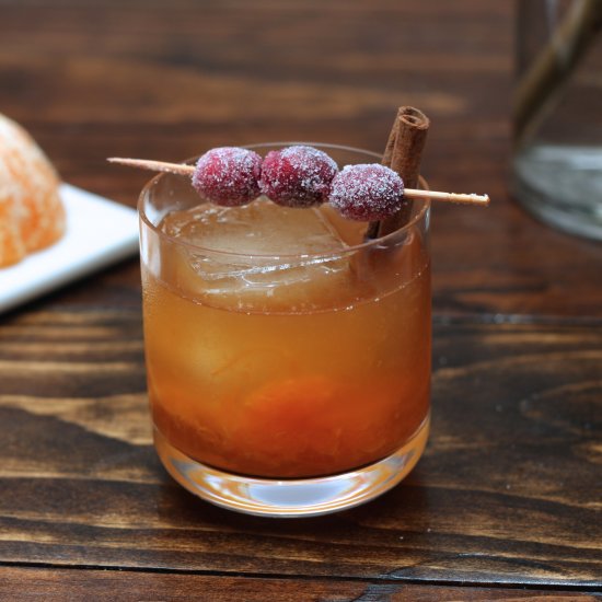 Autumn Cranberry Old Fashioned