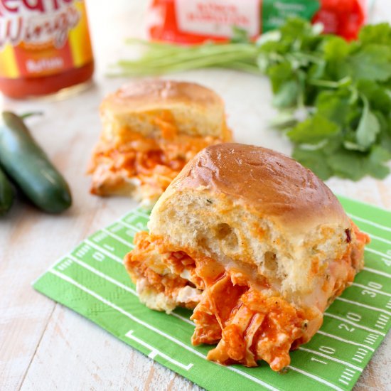 Jalapeno Buffalo Chicken Dip Slider