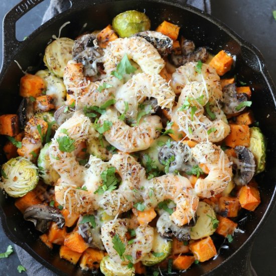 Sweet Potato Shrimp Skillet