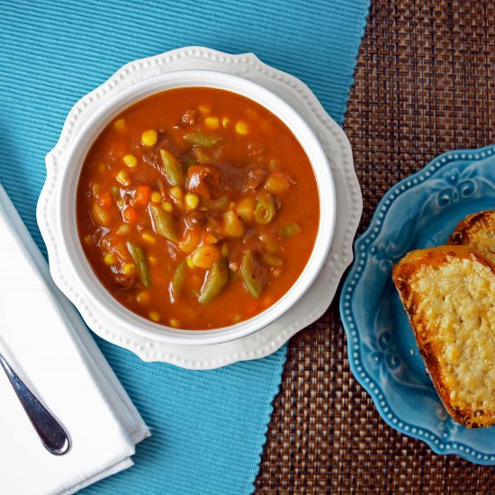 Easy Vegetable Beef Soup