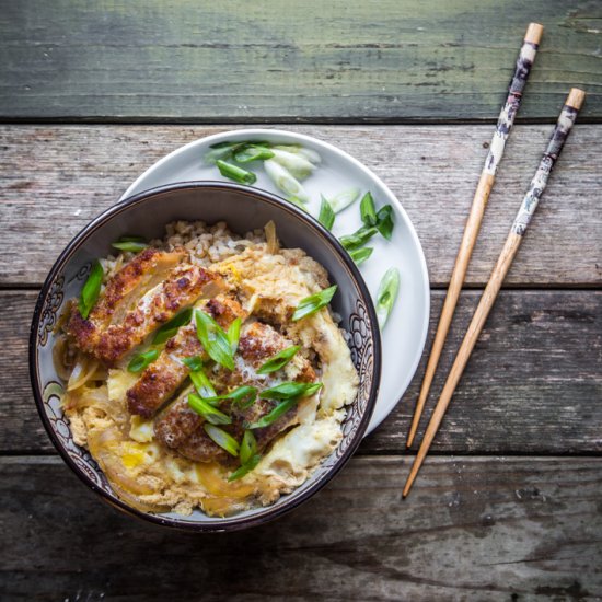 Katsudon (Pork Cutlet Rice Bowl)