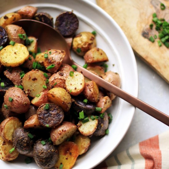 Mustard Roasted Baby Potatoes