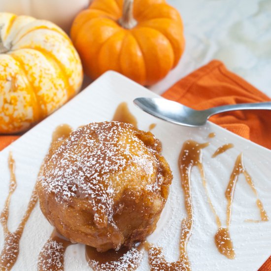 Pumpkin Spice Fried Ice Cream