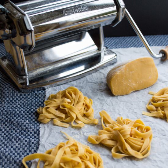 Easy Homemade Fresh Egg Pasta