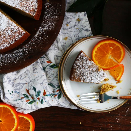 Orange-Walnut Cake