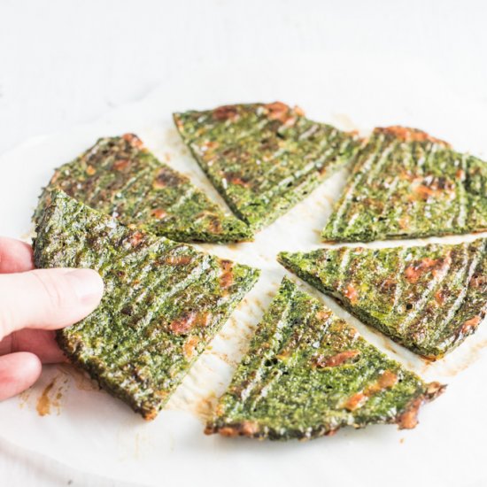 Green Veggie Pizza Crust