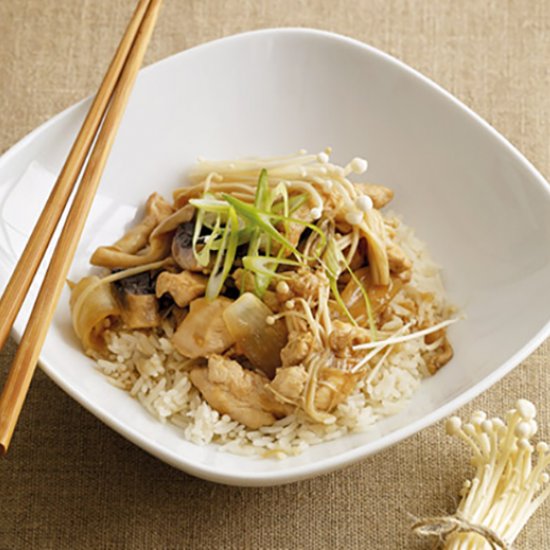 Chicken and Mushroom Stir-Fry