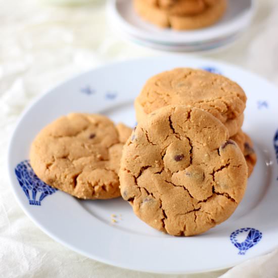 Flourless Peanut Butter Cookies