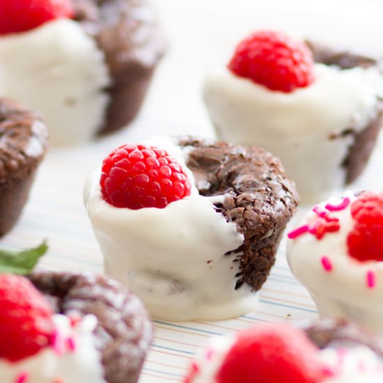 White Chocolate Raspberry Brownies