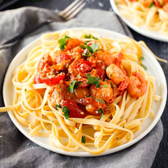 Spanish Garlic Shrimp + Scallops