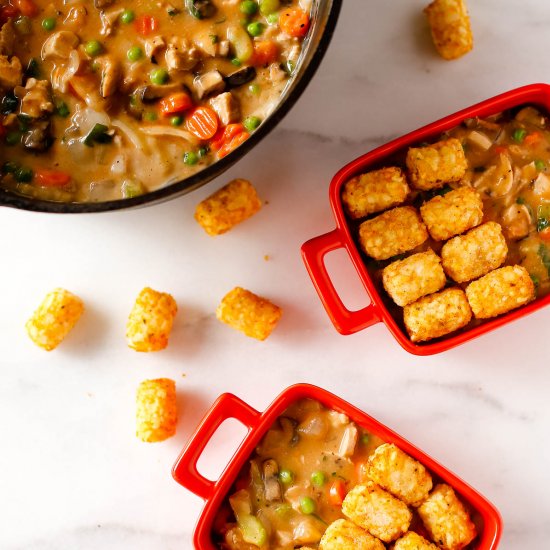 Chicken & Veggie Tater Tot Hot Dish