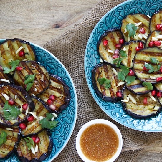 Aubergine w/ Spicy Maple Dressing