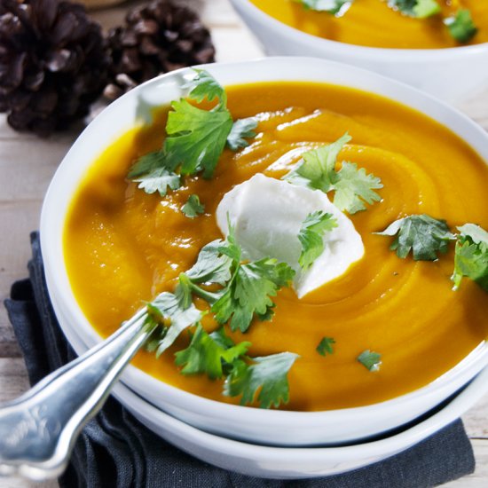 Asian Butternut Squash Soup