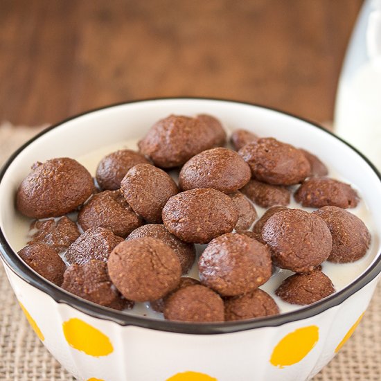 Healthy Protein Cocoa Puffs