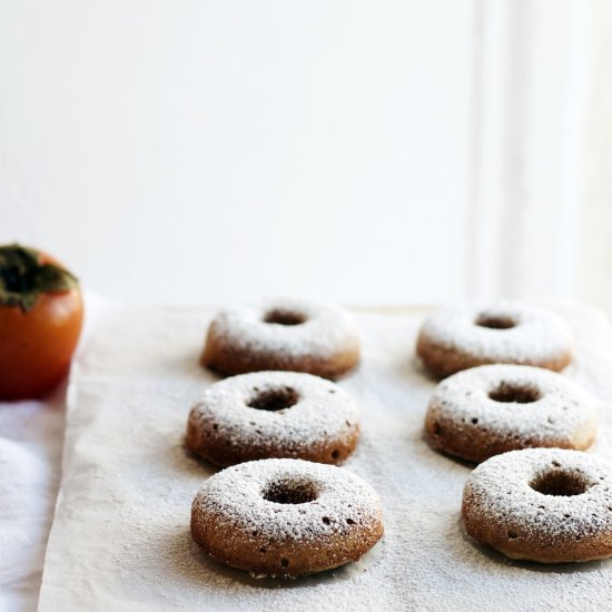 Persimmon Cake Donuts