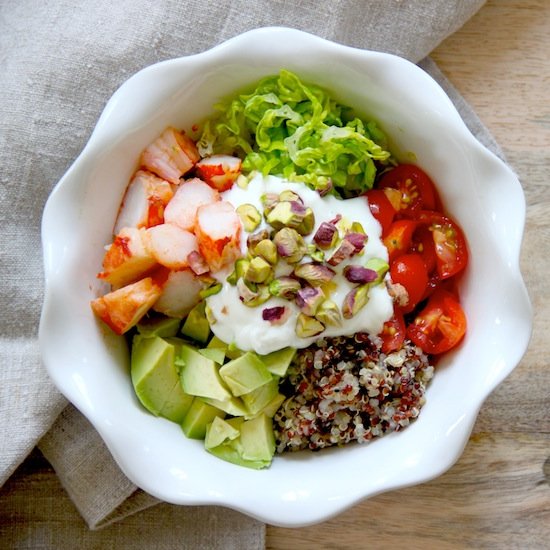 Quinoa and Prawn Salad Bowl