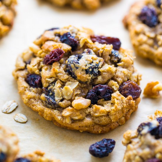 Brown Butter Oatmeal Raisin Cookies