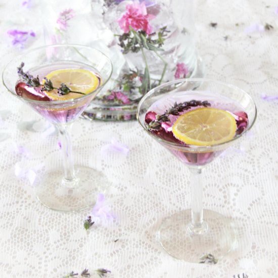 Lavender vanilla martini