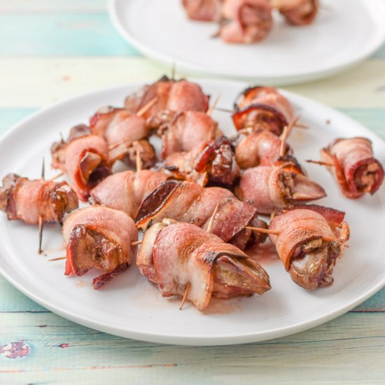 Bacon Wrapped Chicken Livers