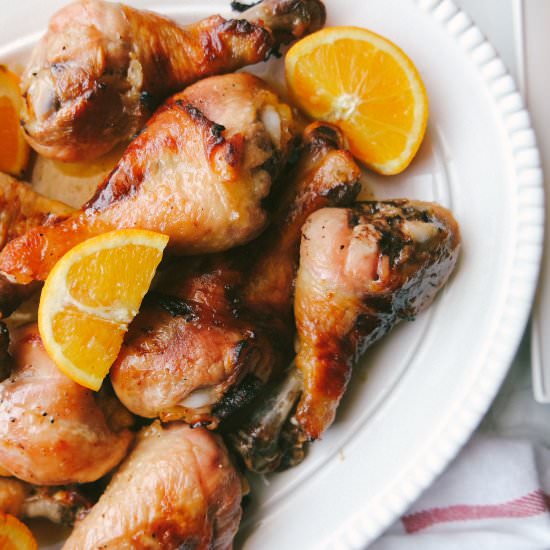 honey citrus chicken drumsticks