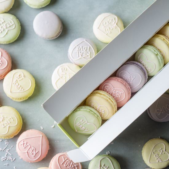 Love Heart Macarons