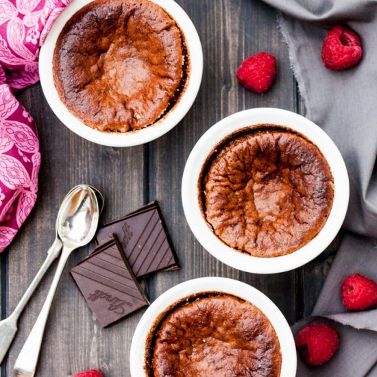 Molten Chocolate Pots