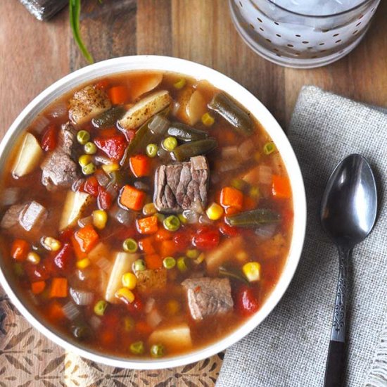 Old Fashioned Vegetable Beef Soup