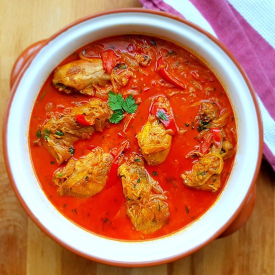 Hungarian Chicken Paprikash