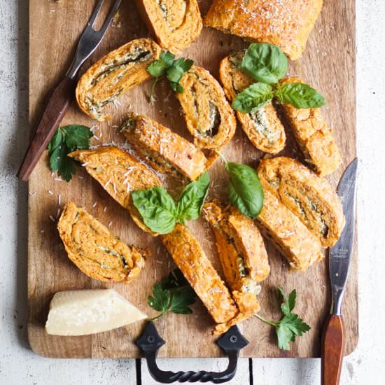 Tomato Bread Roulade