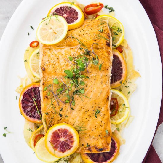 Citrus & Honey Roasted Salmon